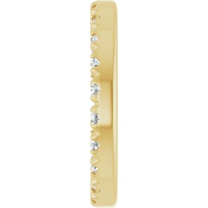 Lab-Grown Diamond French-Set Earring Jackets