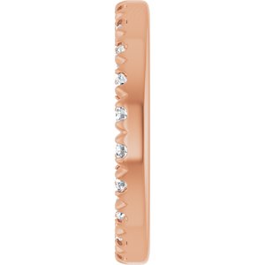 Lab-Grown Diamond French-Set Earring Jackets