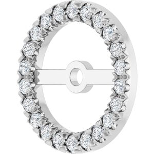 Lab-Grown Diamond French-Set Earring Jackets