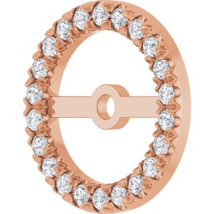 Lab-Grown Diamond French-Set Earring Jackets