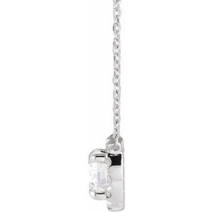 Lab-Grown Diamond French-Set Halo-Style Necklace or Center