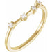 Ladies Natural Diamond Aquarius Constellation Ring (I1, H+) — 14K Yellow Gold