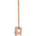 Lab-Grown Diamond Solitaire Bezel-Set Necklace