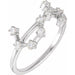 Ladies Natural Diamond Scorpio Constellation Ring (I1, H+) — 14K White Gold