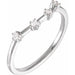 Ladies Natural Diamond Aquarius Constellation Ring (I1, H+) — 14K White Gold