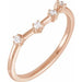 Ladies Natural Diamond Aquarius Constellation Ring (I1, H+) — 14K Rose Gold