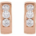 Lab-Grown Diamond Hinged Hoop Earrings