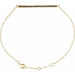 Ladies Natural Blue Sapphire Bracelet — 14K Yellow Gold