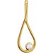 Ladies Natural Diamond The Tears of Christ® Galilee (I1, G-H) — 14K Yellow Gold