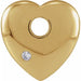 Ladies Natural Diamond Heart Pendant (I1, G-H) — 14K Yellow Gold