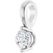 Lab-Grown Diamond Solitaire Pendant - Style 88236