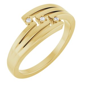 Ladies Natural Diamond Ring (I1, G-H) — 14K Yellow Gold