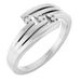 Ladies Natural Diamond Ring (SI2-SI3, G-H) — Platinum