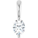 Ladies Natural Diamond Pendant (Si2-Si3, Ghi) — Platinum