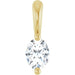 Ladies Natural Diamond Pendant (Si2-Si3, Ghi) — 14K Yellow Gold