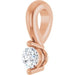 Lab-Grown Diamond Solitaire Pendant - Style 88236