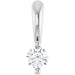 Lab-Grown Diamond Solitaire Pendant - Style 88236