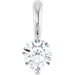 Ladies Natural Diamond Pendant (I1, G-H) — 14K White Gold