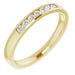 Ladies Natural Diamond Band Size 10 (Si2-Si3, G-H) — 14K Yellow Gold