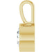 Lab-Grown Diamond Bezel-Set Solitaire Pendant