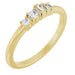 Ladies Natural Diamond Stackable Ring (I1, G-H) — 14K Yellow Gold