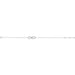 Ladies Natural Diamond Infinity-Inspired Bracelet (I1, H+) — 14K White Gold