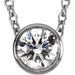 Ladies Natural Diamond Necklace (Si1, G-H) — Platinum