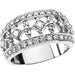 Ladies Natural Diamond Ring (SI1, G-H) — Platinum