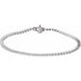Ladies Natural Diamond 7 1/ Line Bracelet (I1, G-H) — 14K White Gold