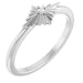 Ladies Natural Diamond Star Ring (SI2-SI3, G-H) — Platinum
