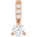 Ladies Natural Diamond Pendant (I1, G-H) — 14K Rose Gold