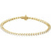 Ladies Natural Diamond 7 1/ Line Bracelet (I1, G-H) — 14K Yellow Gold