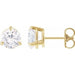 Ladies Natural Diamond Earrings (I1, G-H) — 14K Yellow Gold