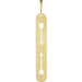 Ladies Natural Diamond Arrow Bar Pendant (I1, G-H) — 14K Yellow Gold