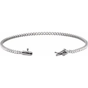 Lab-Grown Diamond Lightweight Line Bracelet