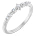 Ladies Natural Diamond Stackable Ring (SI2-SI3, G-H) — 14K White Gold