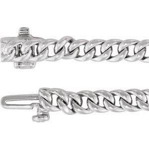 Ladies Natural Diamond Link 7 1/ Bracelet (I1, G-H) — 14K White Gold