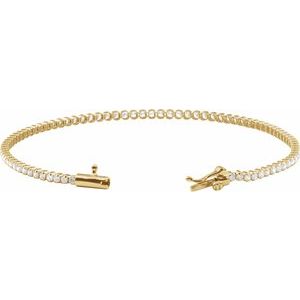 Lab-Grown Diamond Lightweight Line Bracelet