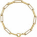 Ladies Natural Diamond Link Bracelet (I1, G-H) — 14K Yellow Gold