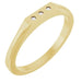 Ladies Natural Diamond Three-Stone Ring (SI2-SI3, G-H) — 14K Yellow Gold