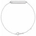 Ladies Natural Diamond Geometric Bracelet (I1, G-H) — Sterling Silver