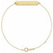 Ladies Natural Diamond Geometric Bracelet (I1, G-H) — 14K Yellow Gold