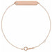 Ladies Natural Diamond Geometric Bracelet (I1, G-H) — 14K Rose Gold