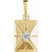Ladies Natural Diamond Charm/Pendant (I1, G-H) — 14K Yellow Gold