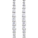Lab-Grown Diamond Accented Bar Earrings - Style 88248