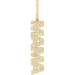 Ladies Natural Diamond Mama Charm/Pendant (I1, G-H) — 14K Yellow Gold