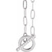 Ladies Natural Diamond Toggle Necklace (I1, G-H) — Sterling Silver