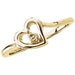Ladies Natural Diamond Heart Ring (I1, G-H) — 14K Yellow Gold
