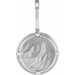 Ladies Natural Diamond Fire Element Charm/Pendant (Si2-Si3, G-H) — Platinum