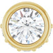 Ladies Natural Diamond Hidden Halo Pendant (I1, G-H) — 14K Yellow Gold